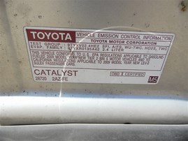 2009 TOYOTA CAMRY LE SILVER 2.4 AT Z19755